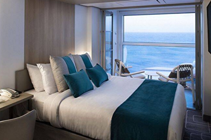 Photo of cabin: Edge Single Stateroom with Infinite Veranda