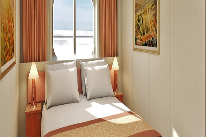 Photo of cabin: Interior with Picture Window (Obstructed Views)