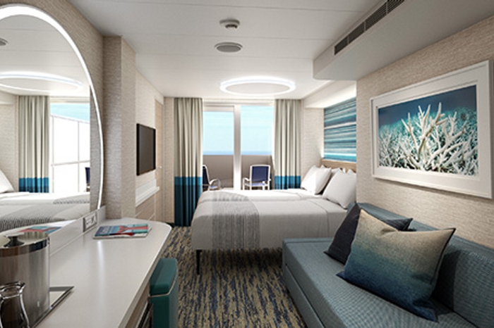 Photo of cabin: Forward-View Extended Balcony