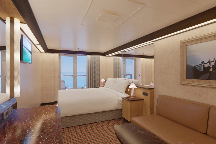 Photo of cabin: Aft-View Extended Balcony