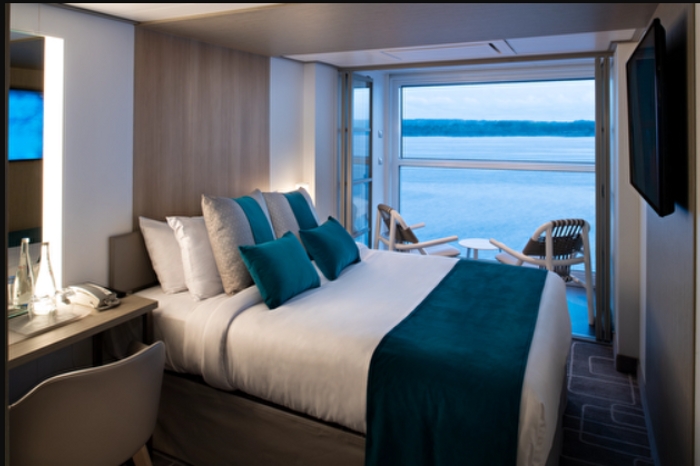 Photo of cabin: Edge Single Stateroom with Infinite Veranda