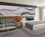 Norwegian Aura Norwegian Cruise Line Forward-Facing Club Balcony Suite With Large Balcony