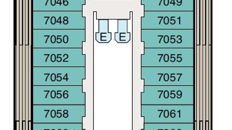 My Kind of Cruise | Vista | Oceania Cruises | Deck plans | Deck 7