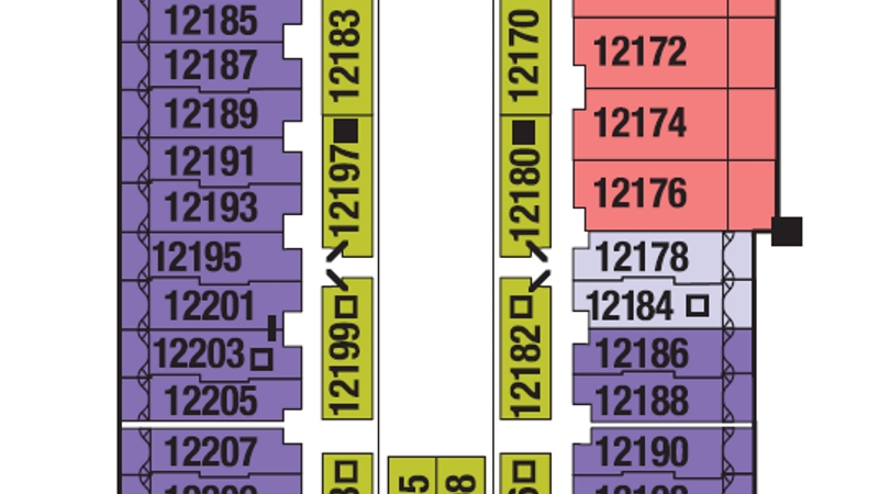 My Kind of Cruise | Celebrity Ascent | Celebrity | Deck plans | Deck 12